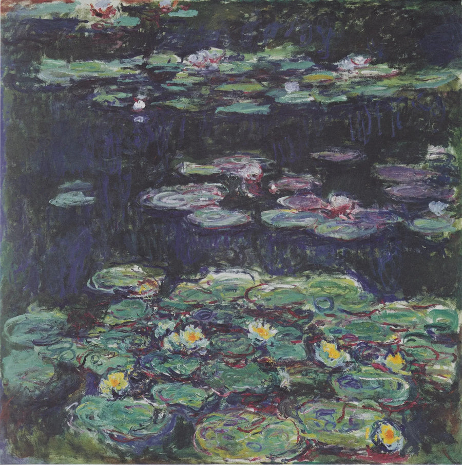 Beyaz ve sarı Nilüferler - Claude Monet