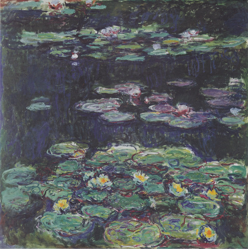 Beyaz ve sarı Nilüferler - Claude Monet