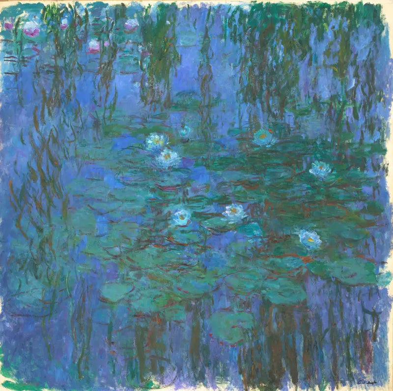Mavi Nilüferler - Claude Monet