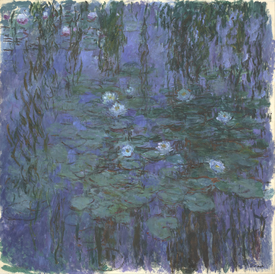 Mavi Nilüferler - Claude Monet