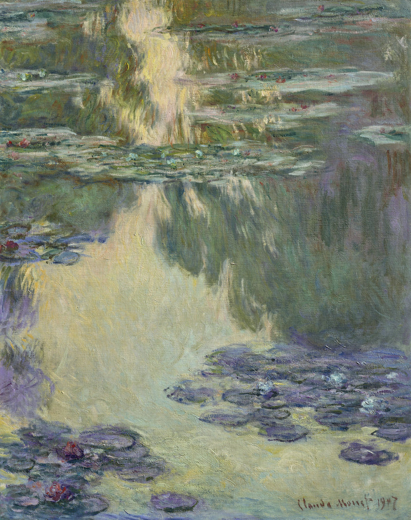 Nilüferler W1706, eski Kawamura koleksiyonu - Claude Monet