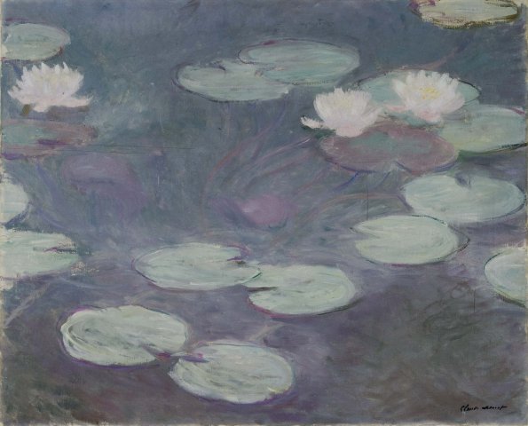 Reproduction du tableau « Nymphéas - Claude Monet » par Alpha Reproduction en peinture à l’huile