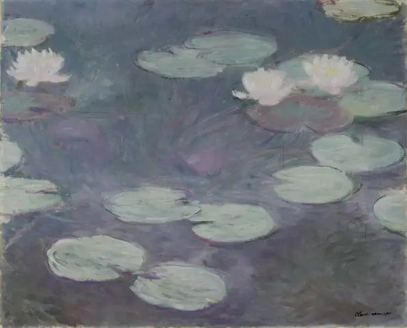 Reproduction du tableau « Nymphéas - Claude Monet » par Alpha Reproduction en peinture à l’huile