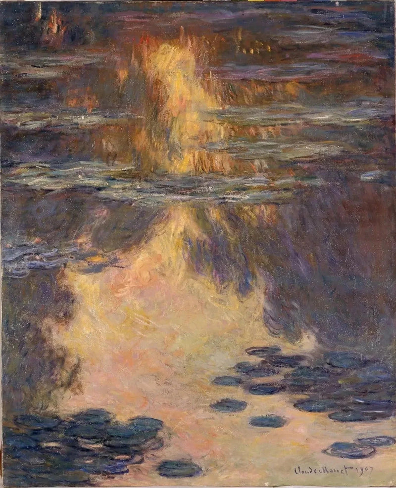 Nilüferler, Kuboso müzesi W1713 - Claude Monet