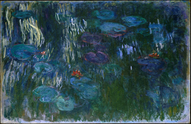 Söğüt yansımalı nilüferler, Met W1858 - Claude Monet