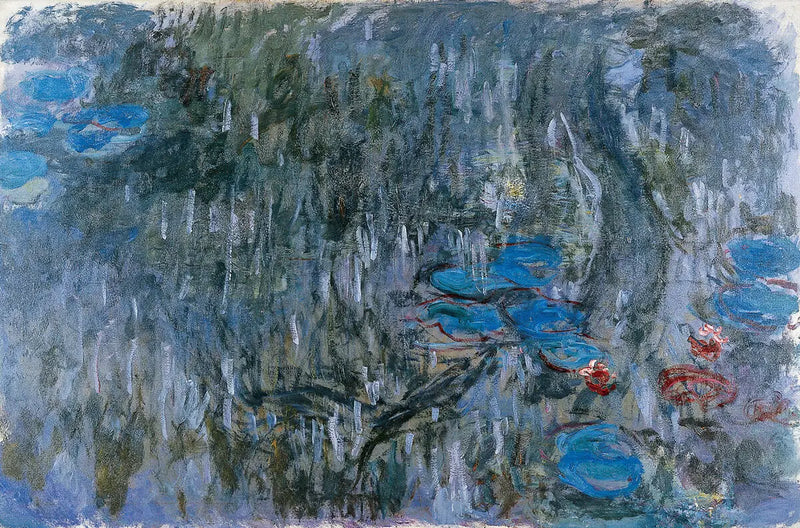 Nilüferler, söğüt yansımaları - Claude Monet