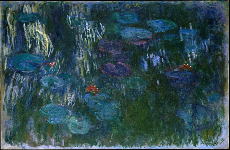Nilüferler, söğüt yansımaları - Claude Monet