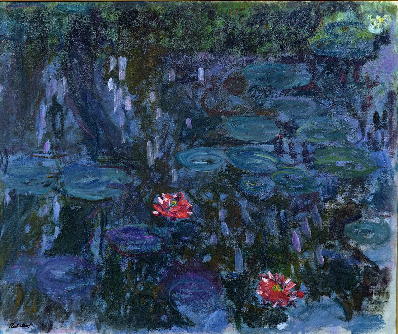 Nymphéas, reflets de saule de Claude Monet, 1916–1919 – Musée Marmottan Monet 5099, Wildenstein 1859
