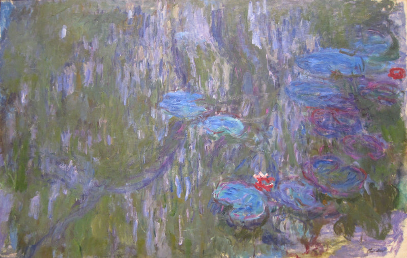 Nilüferler, sarkık söğütlerin yansımaları - Claude Monet