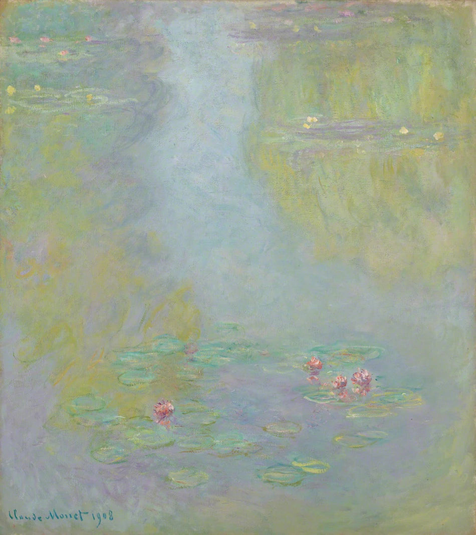 Nymphéas de Claude Monet, 1908 – Tokyo Fuji Art Museum, notice 00426, Wildenstein 1731