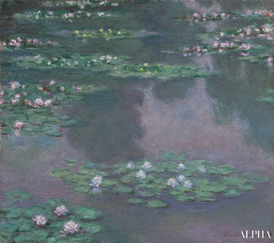 Nymphéas (W1671) - Claude Monet - Reproductions de tableaux et peintures haut de gamme