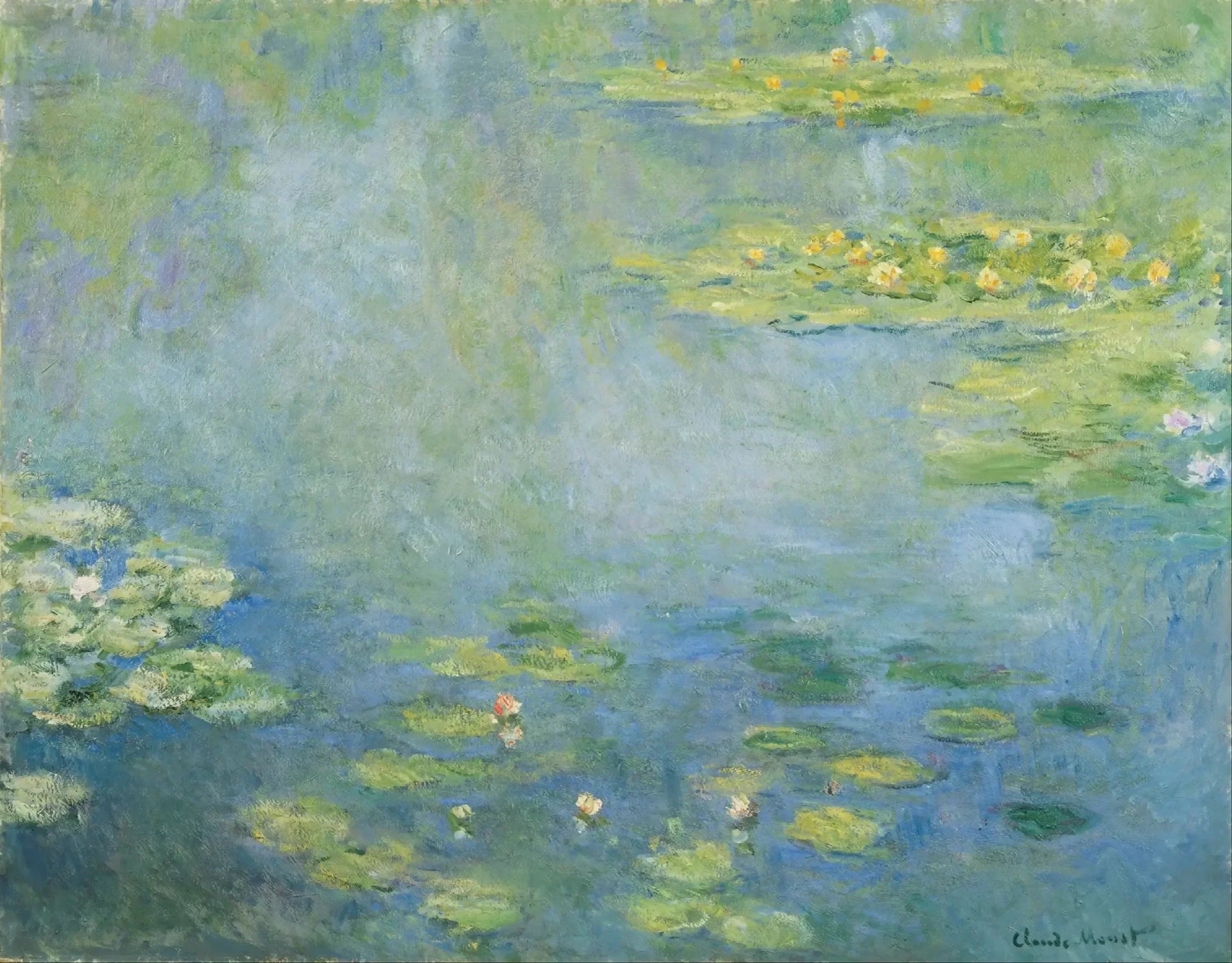 Nymphéas de Claude Monet, vers 1906 – Ohara Museum of Art, Kurashiki, Wildenstein 1689