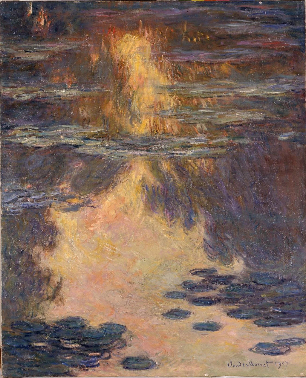 Nymphéas de Claude Monet, 1907 – Kuboso Memorial Museum of Arts, Wildenstein 1713