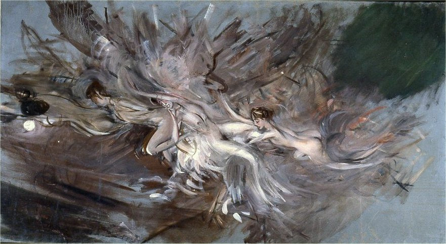Nymphes au clair de lune - Giovanni Boldini