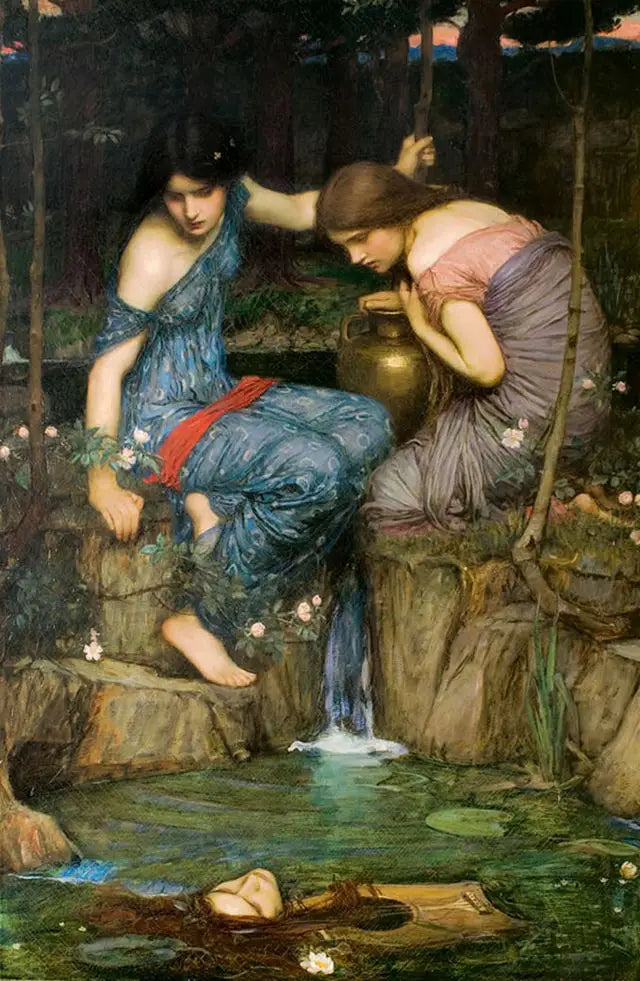 Nymfler Orpheus'un Başını Buluyor - John William Waterhouse