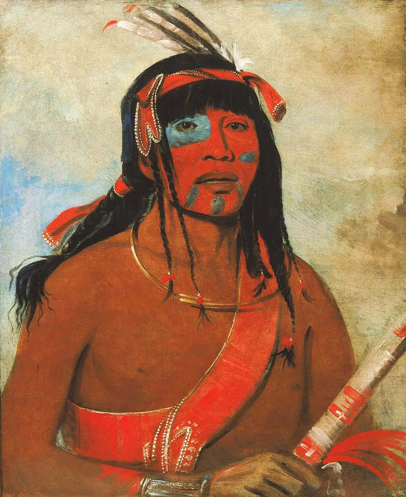 O-tá-wah, l'Ottaway, bir savaşçı - George Catlin