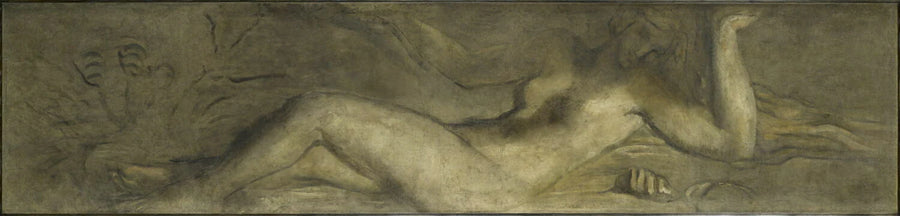 Océanide. Grisaille. - Théodore Chassériau