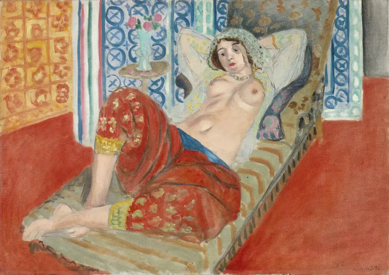 Kırmızı Şortlu Odalisque - Henri Matisse
