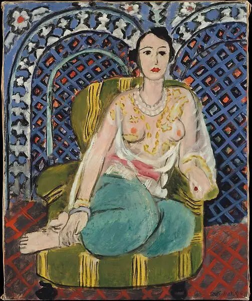 Oturan Odalisque - Henri Matisse