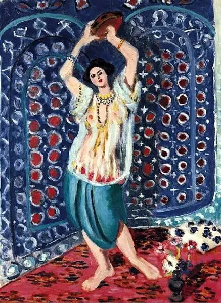 Davul çalan odalisque (Mavi uyum) - Henri Matisse