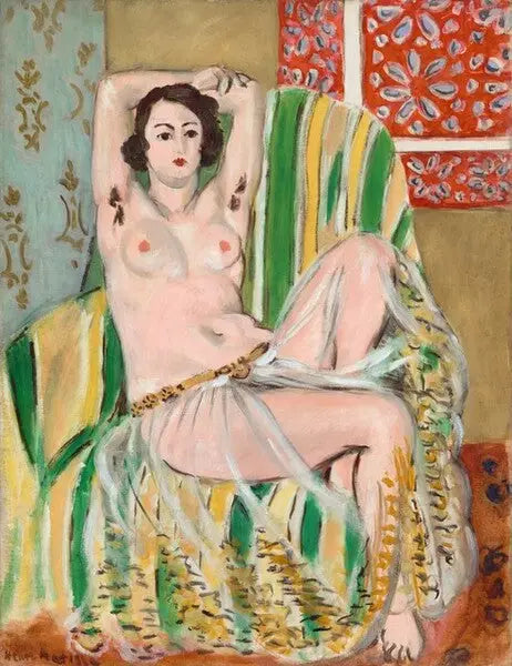 Kolları Yükseltilmiş Odalisque - Henri Matisse