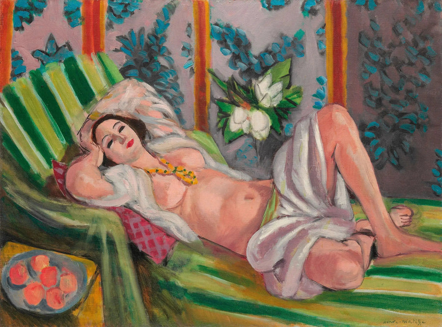 Magnolya'lı Odalisque - Henri Matisse
