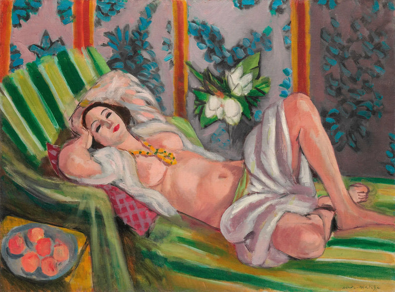 Magnolya'lı Odalisque - Henri Matisse