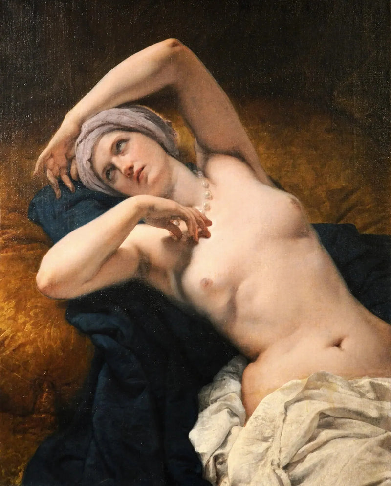 Uyuyan Odalisk - Francesco Hayez