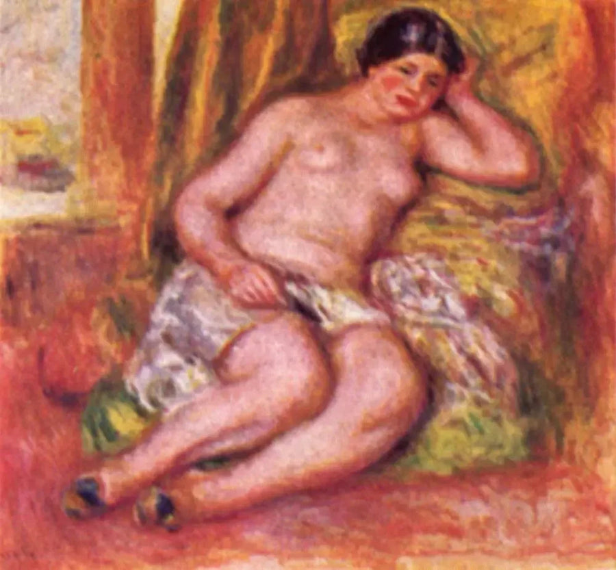 Uyumakta Olan Odalisque - Pierre-Auguste Renoir