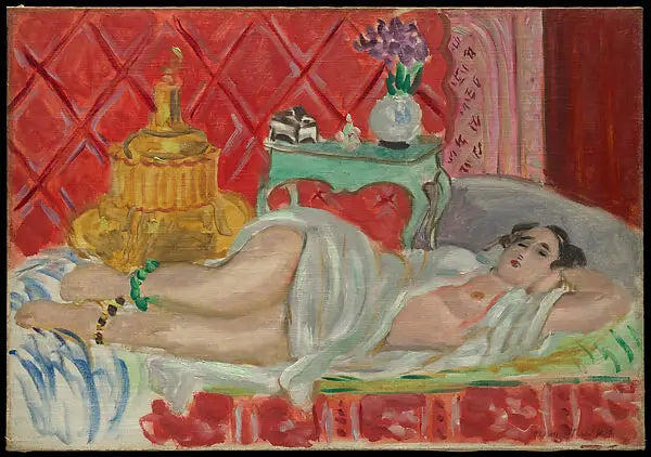 Odalisque, kırmızı uyum - Henri Matisse