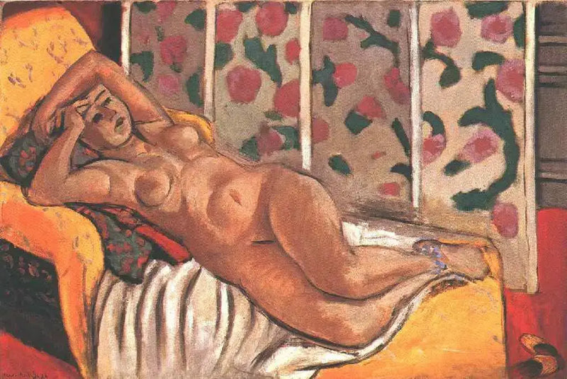 Sarı Odalisque - Henri Matisse