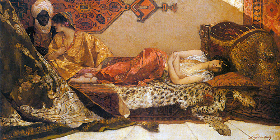 Odalisque - Jean-Joseph Benjamin-Constant image 1 reproduction réalisée par Alpha Reproduction