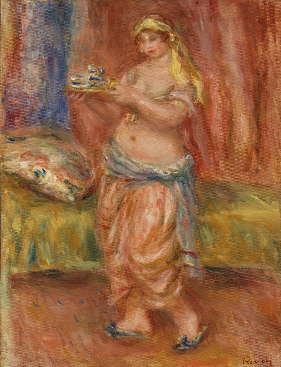 Çaydanlıklı Odalisque - Pierre-Auguste Renoir
