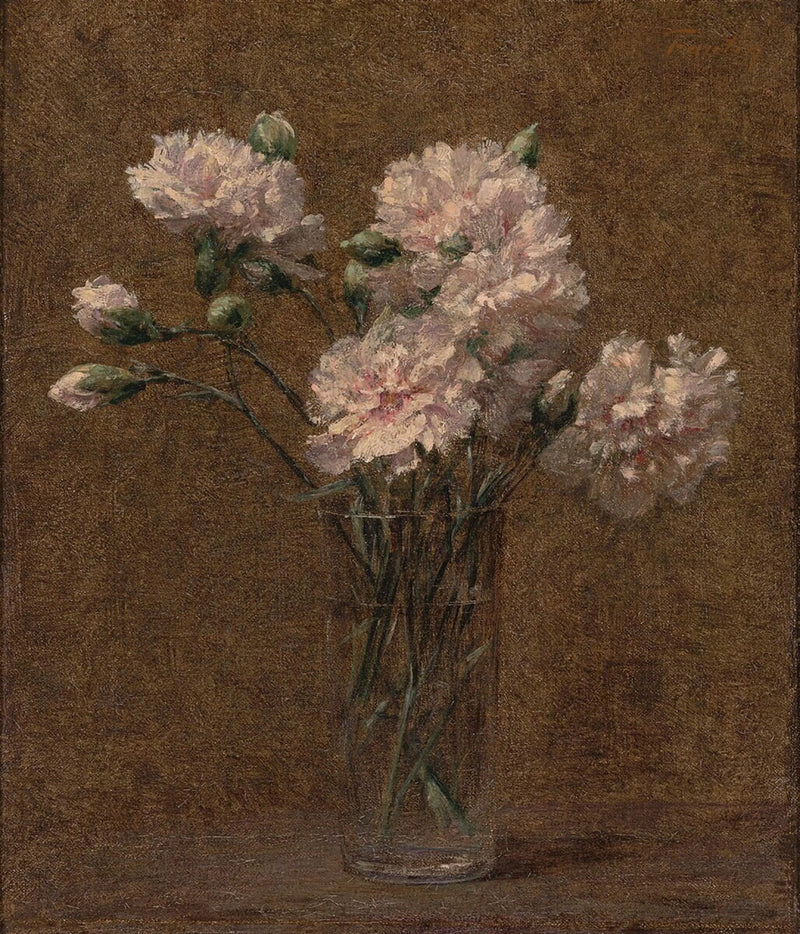 Beyaz halkalar bir bardakta - Henri Fantin-Latour