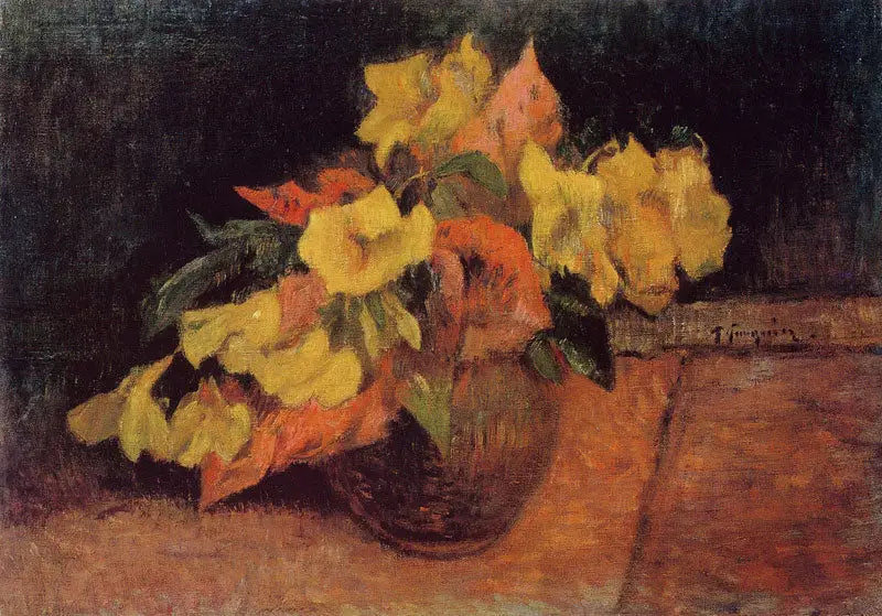 Bir Vazoda Œnothères - Paul Gauguin