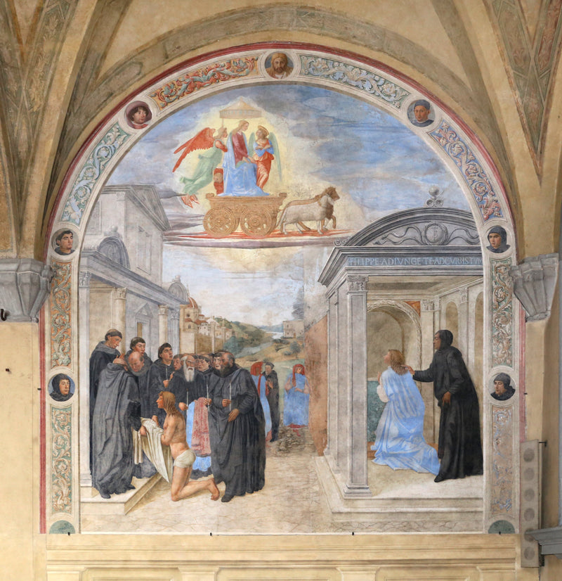 Saint Philippe Benizi Eseri - Cosimo Rosselli