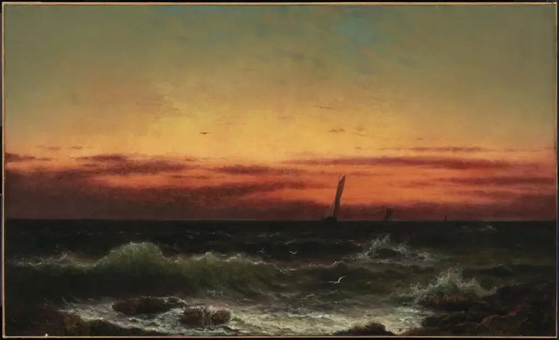 Off Shore : Après la tempête - Martin Johnson Heade