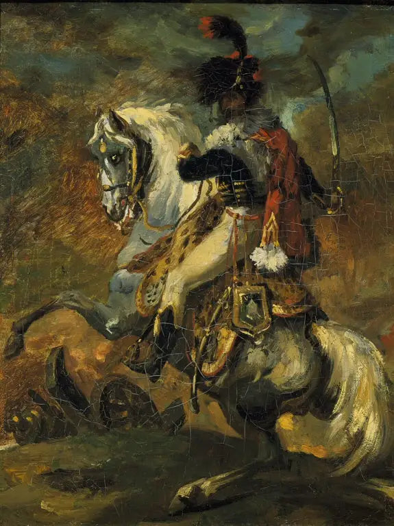 İmparatorluk Muhafızları Atlı Avcı Subayı - Théodore Géricault