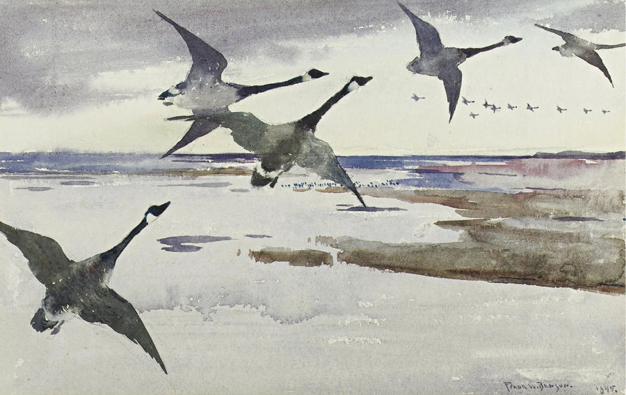 Kanada Kazları - Frank Weston Benson