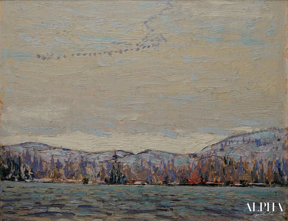 Oies sauvages : "Sketch for Chill November" - Tom Thomson - Reproductions de tableaux et peintures haut de gamme