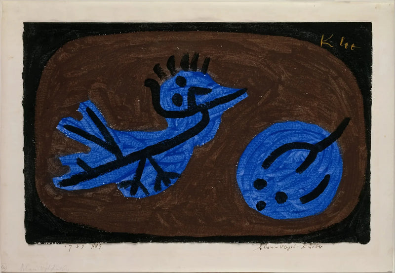 Mavi-kuş-balkabağı - Paul Klee