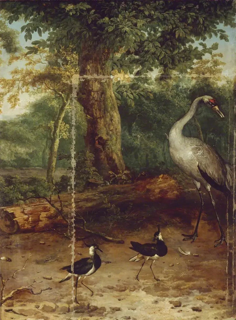 Ağaçlar İçinde Kuşlar - Melchior de Hondecoeter