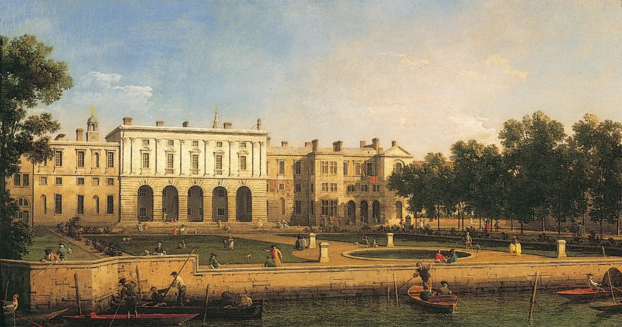 Eski Somerset House Thames'ten - Canaletto