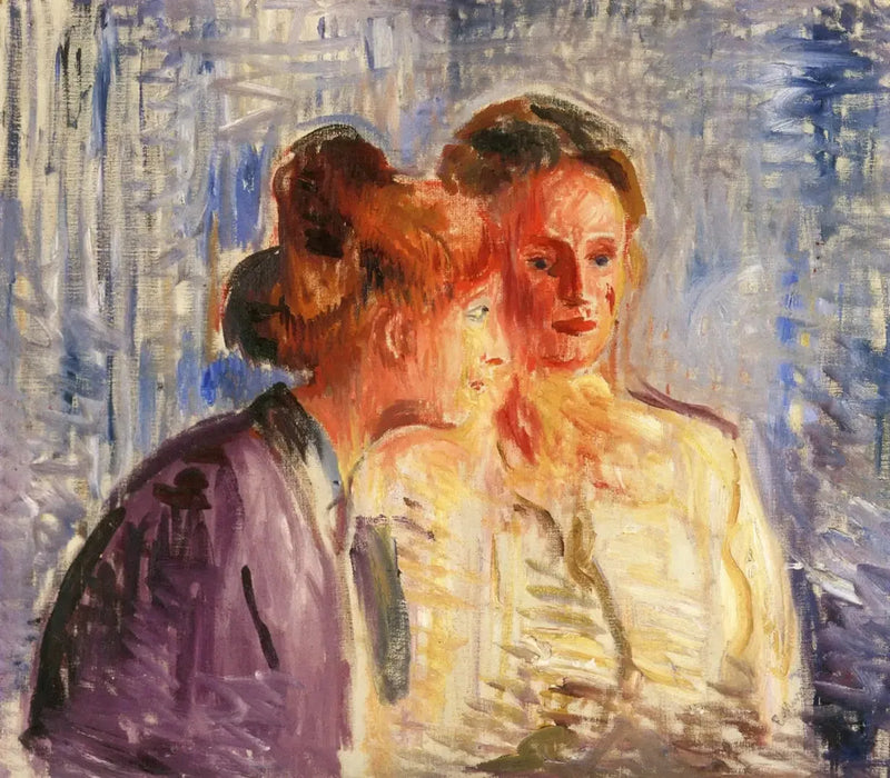 Olga ve Rosa Meissner - Edvard Munch
