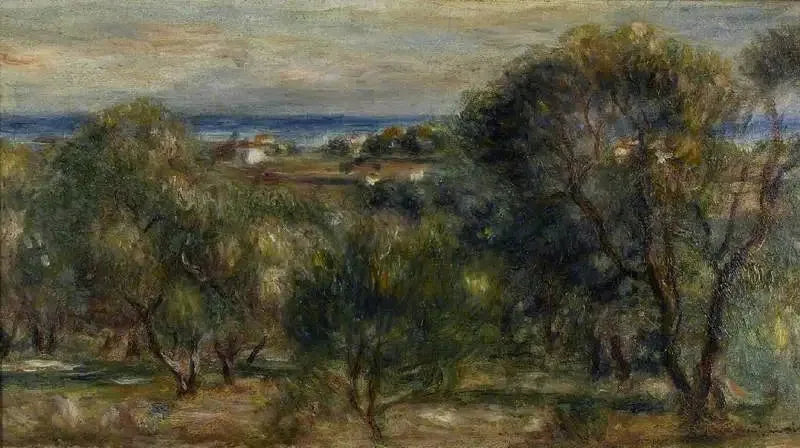 Zeytin Ağaçları, Cagnes - Pierre-Auguste Renoir