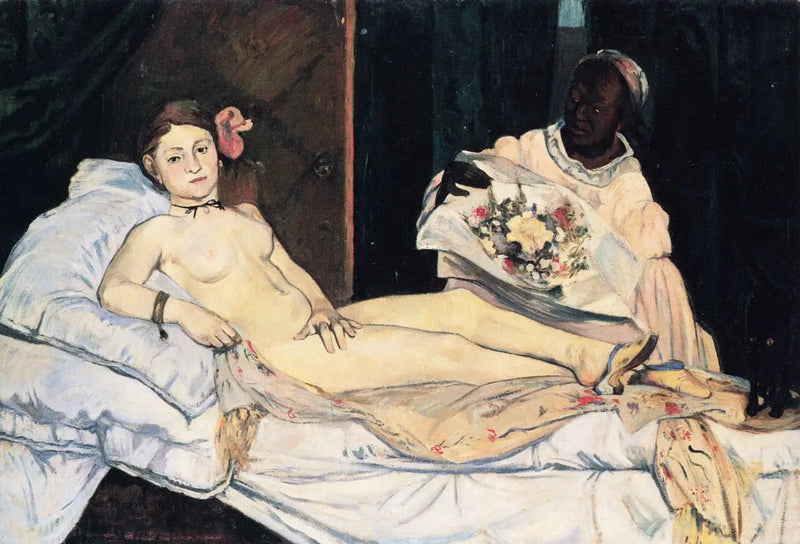 Olympia, Manet'den kopya - Paul Gauguin