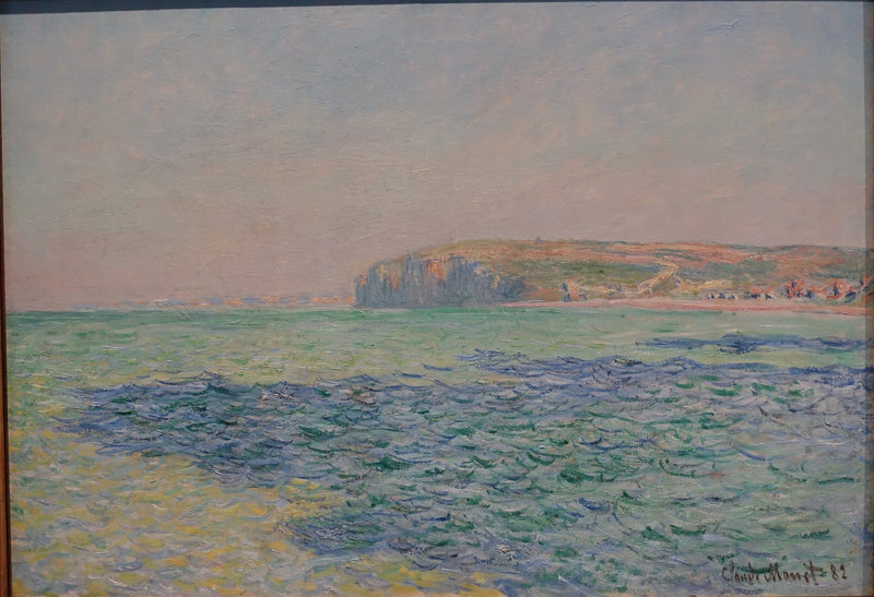 Denizdeki gölgeler, Pourville W792'deki kayalıklar - Monet