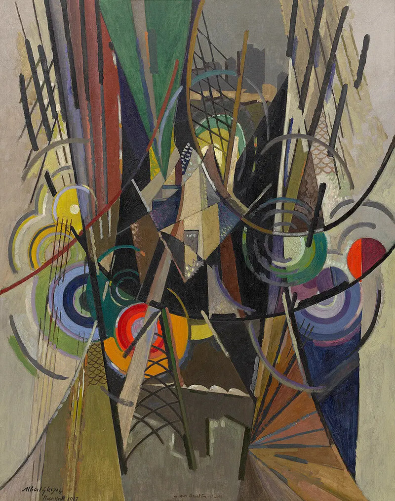 Brooklyn Köprüsü'nde - Albert Gleizes