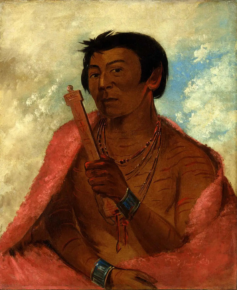 On-sáw-kie, Le Sauk, Dua Ediyor - George Catlin