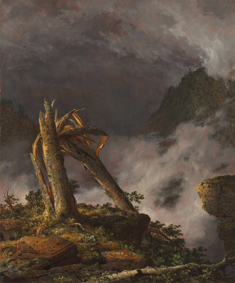 Dağda Fırtına - Frederic Edwin Church